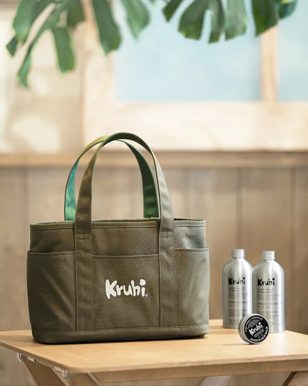 ELNEST CREATIVE ACTIVITY キャンバストートバッグ Kruhi トートバッグ(ELNEST CREATIVE ACTIVITYコラボレーション